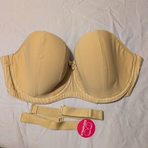 Curvy Kate Luxe Strapless Bra, Nude, 32G UK